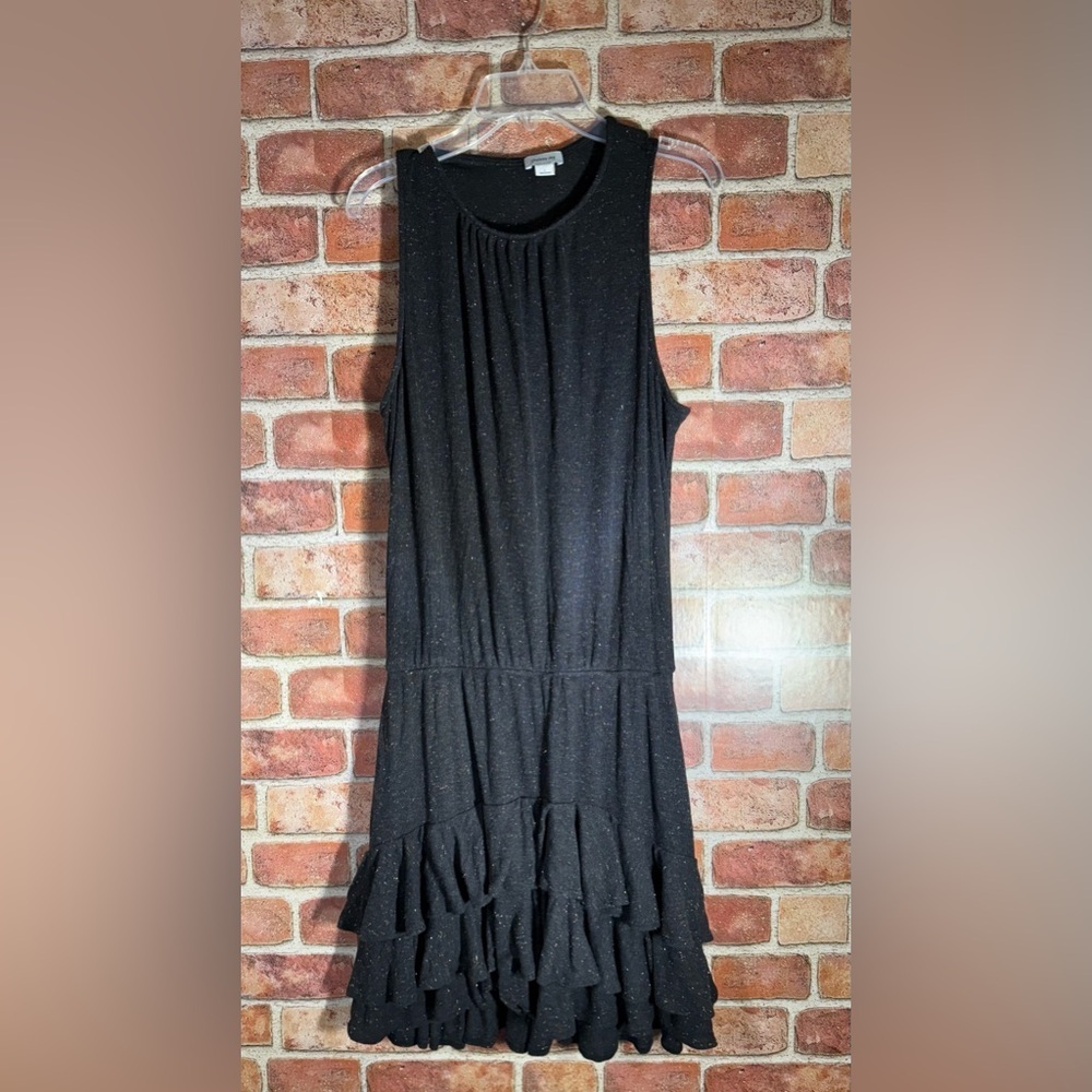 Chelsea Sky black jersey dress size L